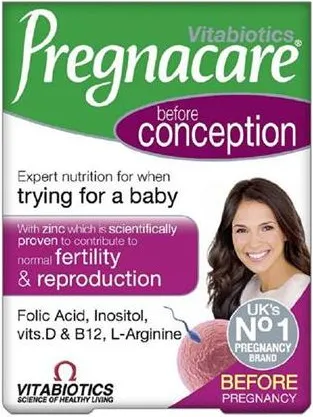 Pregnacare концепция зачеване за нея x 30 таблетки Vitabiotics