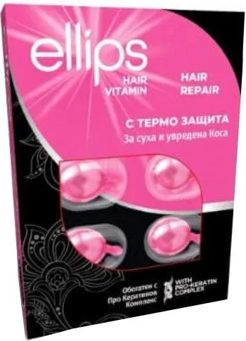 ELLIPS Hair Repair За суха и увредена коса х 12 капсули