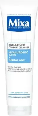 Mixa Hyaluronic Acid + Squalane Anti-Dryness Cleanser Почистващ гел против изсушаване 150 мл