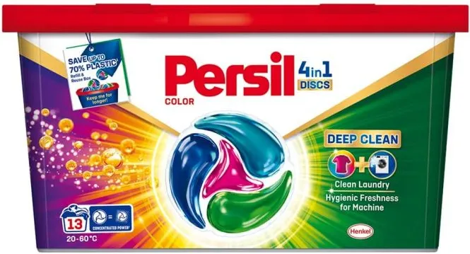 Persil Discs Color Deep Clean Капсули за пране 4 в 1 х 13 бр