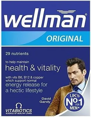 Wellman Original Витамини за мъже x 30 таблетки Vitabiotics