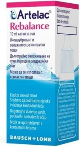 Artelac Rebalance Kапки за очи 10 мл Bausch+Lomb