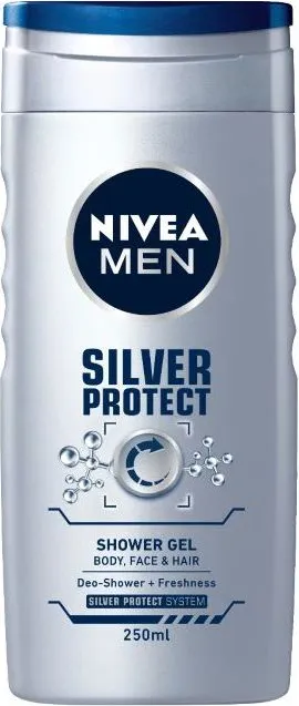 Nivea Men Silver Protect Душ-гел за мъже със сребърни йони 250 мл