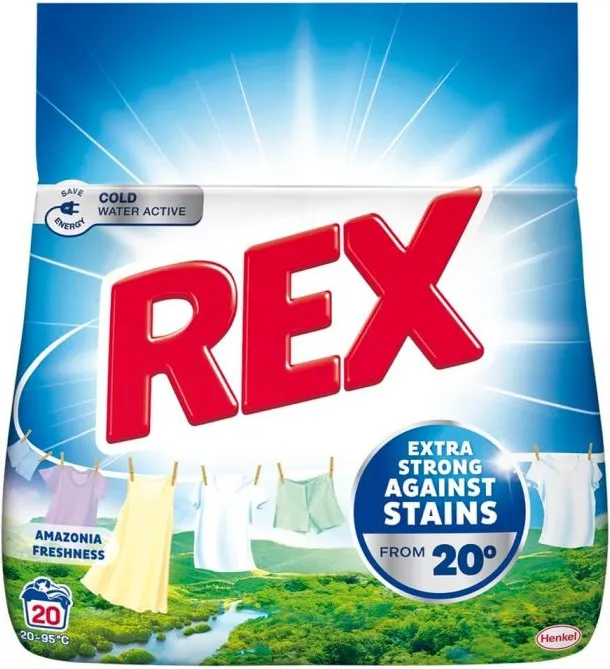 Rex Amazonia Freshness Прах за бяло пране 1100 гр