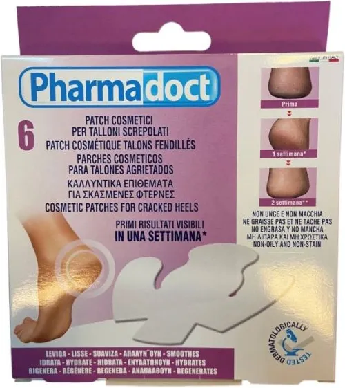 Pharmadoct Feet Подложка против напукани пети х 6 бр