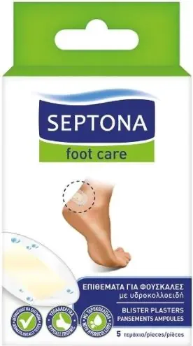 Septona Foot Care Водоустойчив пластир с хидроколоид 5 бр