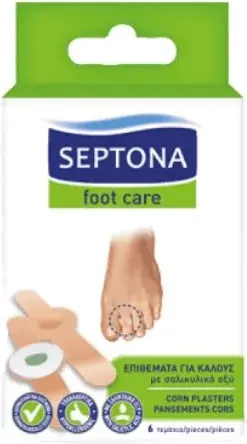 Septona Foot Care Пластир със салицил против кокоши трън 6 бр