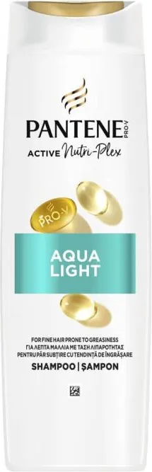 Pantene Aqua Light Шампоан за склонна към омазняване коса 300 мл