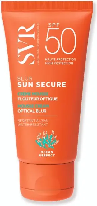 SVR Sun Secure Blur Слънцезащитен крем с фотоотразяващи пигменти SPF50+ 50 мл