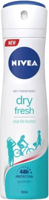 Nivea Dry Fresh Дезодорант спрей против изпотяване за жени 150 мл