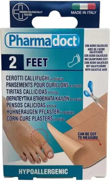Pharmadoct Feet Пластир лента за лечение на мазоли 4 х 6 см 2 броя