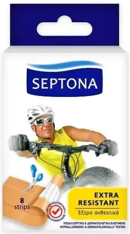 Septona Extra Resistant Екстра еластичен пластир 8 бр