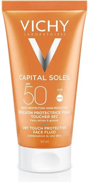 Vichy Capital Soleil BB Матираща тонирана емулсия за лице за смесена и мазна кожа SPF 50 50 мл