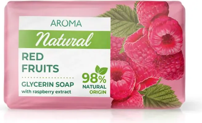 Natural Elements Red Fruits Глицеринов сапун с екстракт от малини 100 г