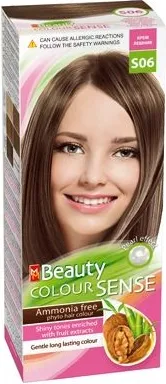 MM Beauty Colour Sense Трайна фито боя за коса без амоняк, S06 Крем лешник