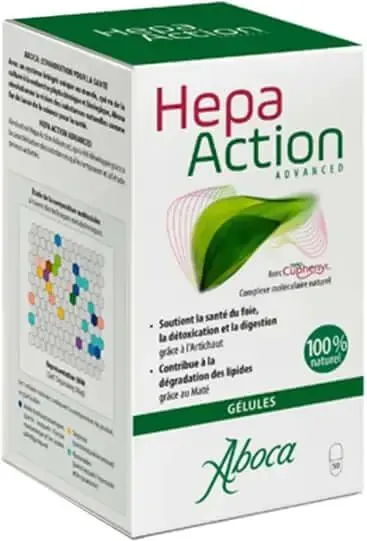 Aboca Hepa Action Advanced За нормална чернодробна функция и детоксикация 500 мг х 50 капсули