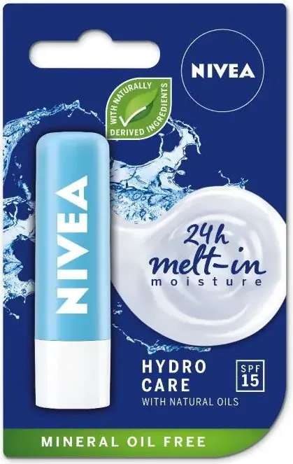 Nivea Hydro Care Балсам за устни SPF15 4.8 гр