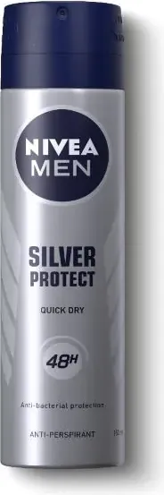 Nivea Men Silver Protect Дезодорант спрей против изпотяване за мъже 150 мл