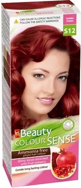 MM Beauty Colour Sense Трайна фито боя за коса без амоняк, S12 Червен рубин