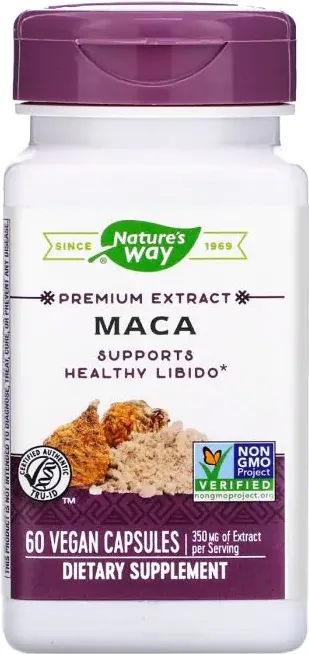 Nature’s Way Maca Мака за повишаване на енергията и либидото 450 мг х60 капсули