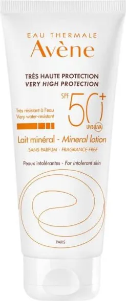 Avene Слънцезащитен минерален крем за чувствителна и нетолерантна кожа SPF50+ 100 мл