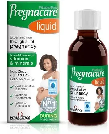 Pregnacare Liquid Сироп за бременни и кърмещи жени x 200 мл Vitabiotics