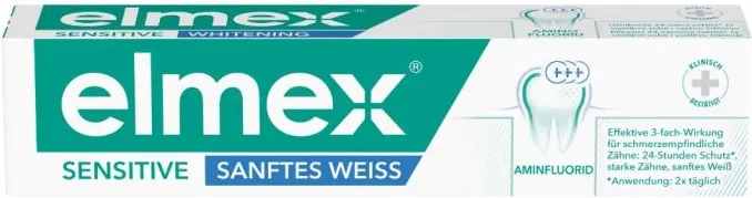 Elmex Sensitive Whitening Избелваща паста за чувствителни зъби 75 мл