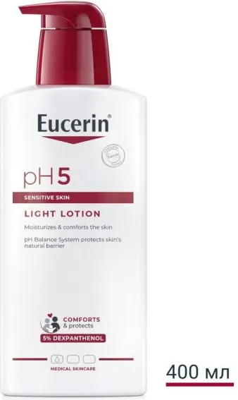 Eucerin pH5 Ултра лек лосион за тяло за нормална до суха чувствителна кожа 400 мл