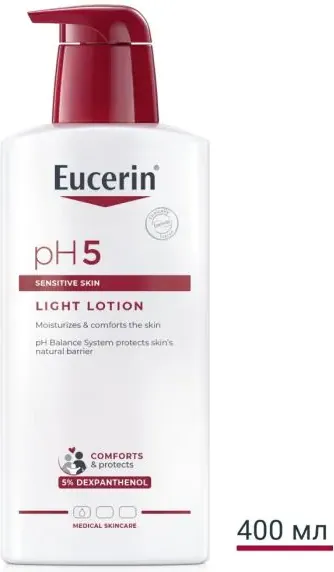 Eucerin pH5 Ултра лек лосион за тяло за нормална до суха чувствителна кожа 400 мл