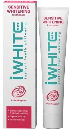 iWHITE Sensitive Whitening Избелваща паста за зъби 75 мл