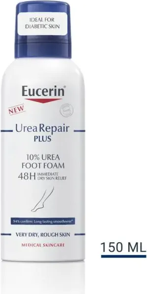 Eucerin Urea Repair Plus Пяна за крака с 10% уреа 150 мл