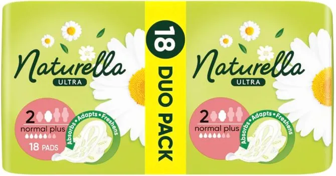 Naturella Ultra Normal Дневни дамски превръзки с лайка х 18 бр