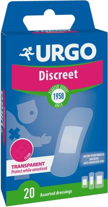 Urgo Discreet Дискретен прозрачен пластир x20 бр