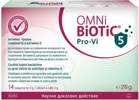 Omni Biotic Pro-Vi 5 Пробиотик за висок имунитет х14 сашета