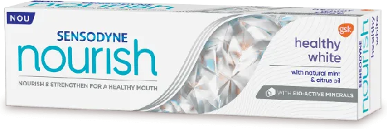 Sensodyne Nourish Healthy White Избелваща паста за зъби 75 мл