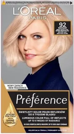 L’Oreal Preference Трайна боя за коса 92 Warsaw