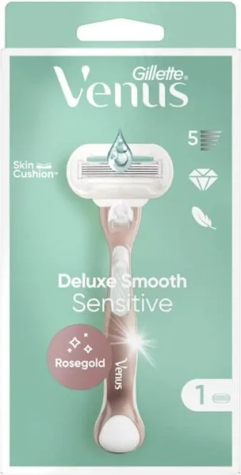 Gillette Venus Deluxe Smooth Sensitive Rosegold Дамска самобръсначка