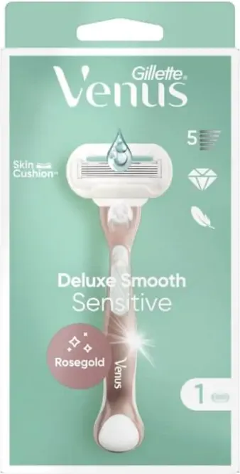 Gillette Venus Deluxe Smooth Sensitive Rosegold Дамска самобръсначка