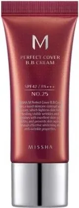 Missha М Perfect Cover BB крем за лице с перфектно покритие SPF42 PA+++ Warm Biege 25 20 мл