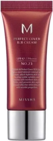 Missha М Perfect Cover BB крем за лице с перфектно покритие SPF42 PA+++ Natural Biege 23 20 мл