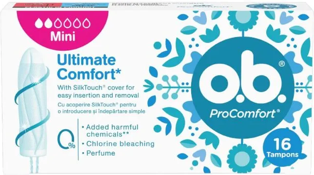 O.B. ProComfort Mini Дамски тампони x16 бр