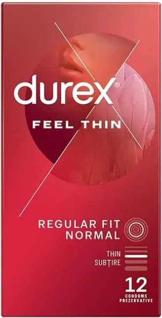 Durex Feel Thin Презервативи 12 бр