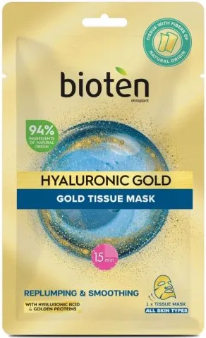 Bioten Hyaluronic Gold Лист маска за лице 25 мл