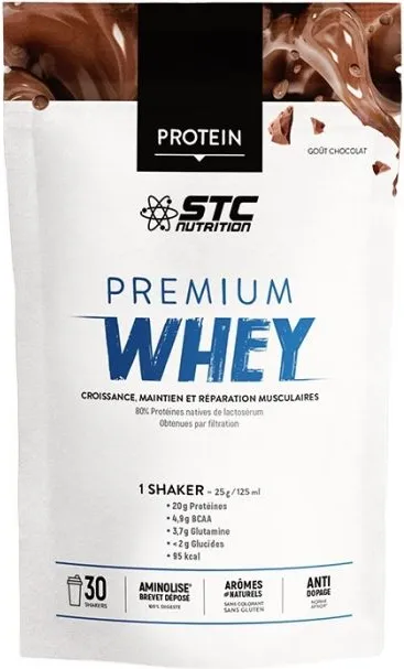 Premium Whey протеини за изграждане на мускули и възстановяване 750 гр