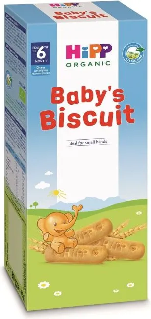 Hipp Baby's Biscuit Био бебешки бисквити 6М+ 180 гр