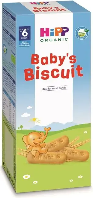 Hipp Baby's Biscuit Био бебешки бисквити 6М+ 180 гр