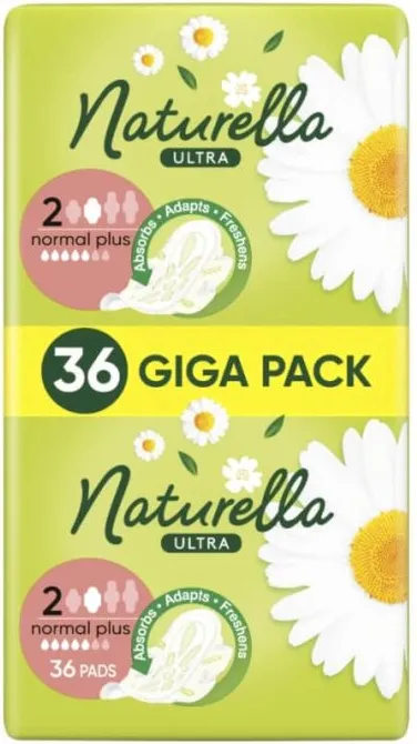 Naturella Ultra Normal Plus Дневни дамски превръзки с лайка х 36 бр