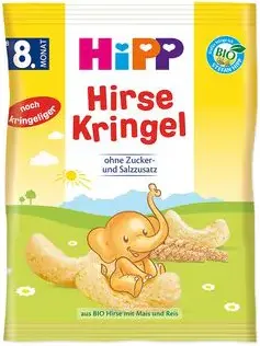 Hipp Hirse Kringel Бебешки гризини от просо 8М+ 30 гр