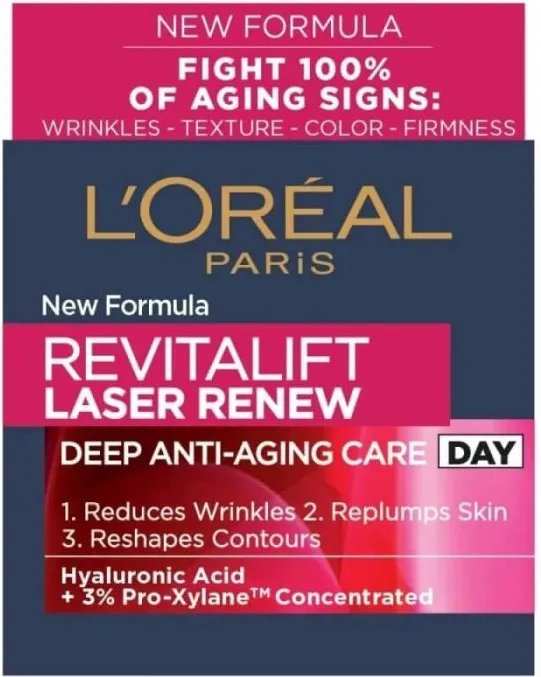 L’Oreal Revitalift Laser Renew Дневен крем за лице против бръчки 50 мл