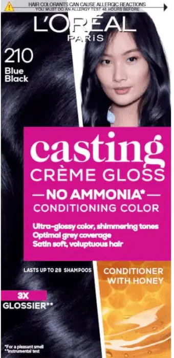 L’Oreal Casting Creme Gloss Боя за коса без амоняк 210 Blue Black